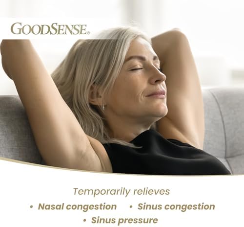 GoodSense Maximum Strength Nasal Spray, Fast Powerful Congestion Relief For Colds and Allergies, 1 Fluid Ounce