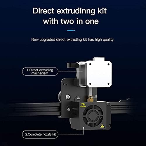 Official Creality Ender 3 Direct Drive Extruder Kit, Comes with 42-40 Stepper Motor Hotend Kit, Support Flexible TPU Filament, BL Touch