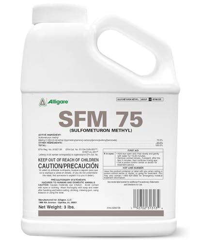 ALLIGARE SFM 75 Weed Killer - Broad-Spectrum Pre- and Post-Emergent Weed Killer for Forestry, Rights-of-Way, Industrial & Non-Crop Sites - Low Use Rates, Residual Performance - 3 lb