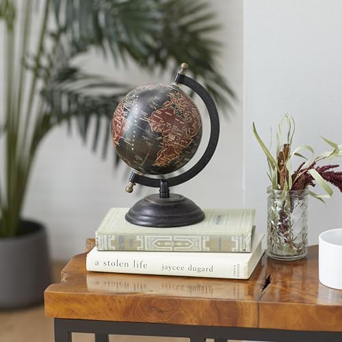 Deco 79 Mango Wood Globe, 6" x 5" x 8", Cream
