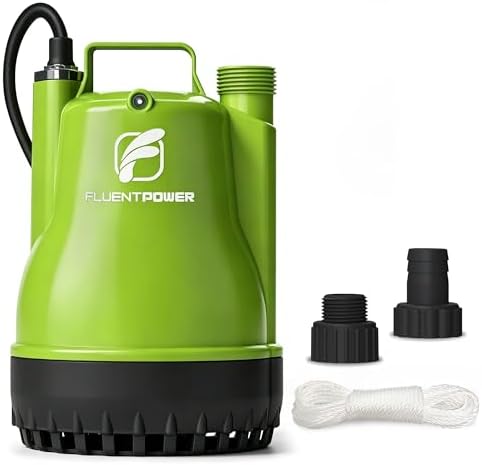 1/4HP Utility Pump 1900GPH Portable Submersible Sump Pump