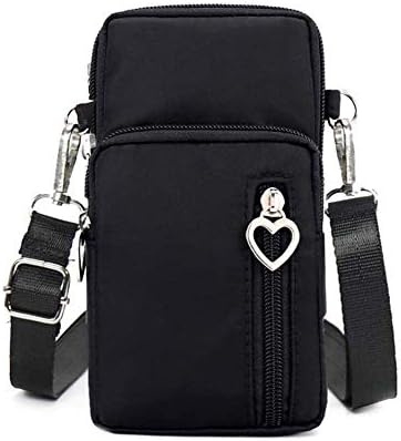 MINTEGRA Crossbody Phone Purse Nylon Shoulder Pouch Walking Wallet Wristlet Sport Armband