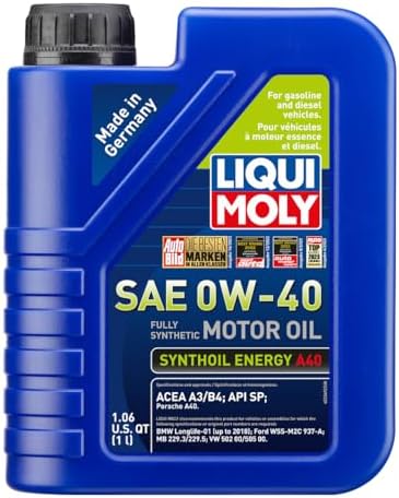 LIQUI MOLY Synthoil Energy A40 SAE 0W-40 | 1 L | Fully synthetic engine oil | SKU: 2049