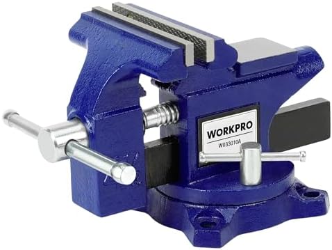 WORKPRO Bench Vise, 4-1/2" Vice for Workbench