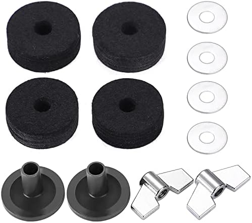 Facmogu 23PCS Cymbal Accessory Set, Drum Cymbal Replacement Accessories