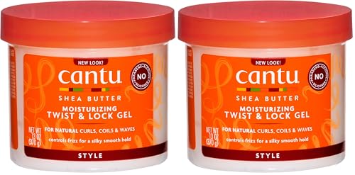 Cantu Shea Butter For Natural Hair Moisturizing Twist & Lock Gel, 13 Ounce (Pack of 1) (07005-12/3EU)