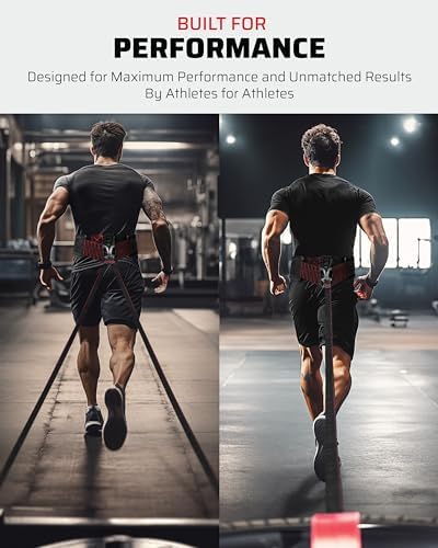 THEFITGUY Sled Pulling Belt, Rotates 360° for Strength & Agility Training | Fits most waists