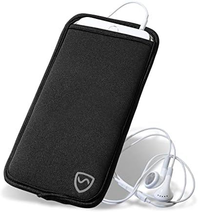 SYB Shield Your Body Anti Radiation Cell Phone Pouch, Cell Phone Sleeves for Blocking EMF, Radiation Blocker for Cell Phone, Black, XL, for Phones Up to 3.25-inches Wide (7 x 4.25 Inches Pouch Size)