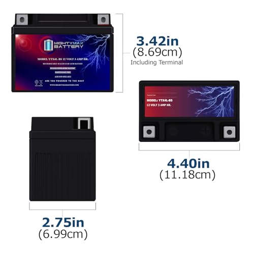Mighty Max Battery YTX4L-BS Battery