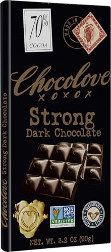 Chocolove, Bar Chocolate Dark Strong 70%, 3.2 Ounce
