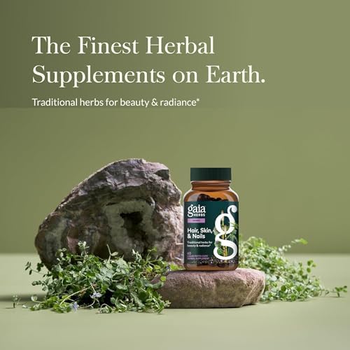 Gaia Herbs Hair, Skin & Nails - Supplement to Support Healthy Skin, Hair & Nail Health* - Astaxanthin, Horsetail
