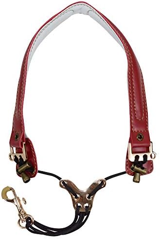 adorence Leather Saxophone Neck Strap for Alto & Tenor Saxophone - Red