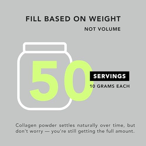 AMANDEAN Marine Collagen Peptides Powder, Wild-Caught Fish Collagen, 500g | Double-hydrolyzed wild-caught fish collagen, 50 servings, skin, hair