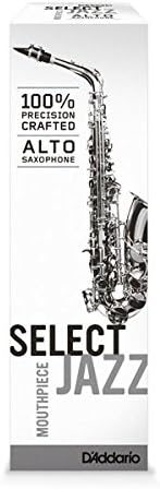 D’Addario Woodwinds Select Jazz Alto Saxophone Mouthpiece - D6M - Mouthpiece for Alto Sax