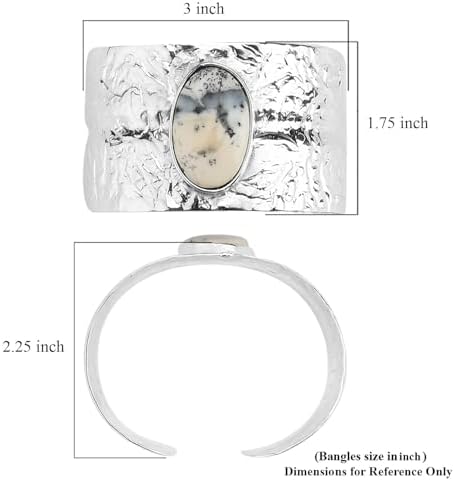SHOP LC DELIVERING JOY Handmade Gemstone Cuff Bracelet