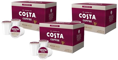 Costa Coffee Pods Medium Roast, Signature Blend, 10 Count