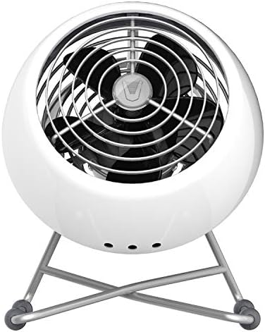 Vornado VFAN™ Mini Modern Personal Desk Fan with 2-Speed Control, Adjustable Tilt, Quiet Metal Air Circulator for Office, Bedroom, Dorm