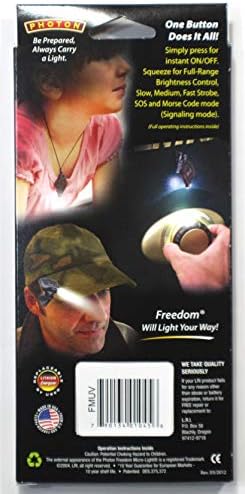 LRI - LRI-1197 FMNGC Photon Freedom LED Keychain Micro-Light with Covert Nose, Night Vision Green Beam Small