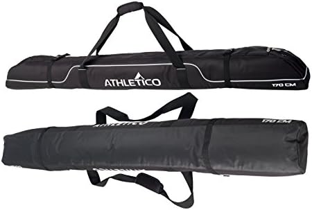 Athletico Diamond Trail Padded Ski Bag - Single Ski Travel Bag to Transport Skis