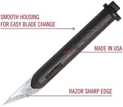 Excel Blades #65 Retractable Pen Knife Replacement Blades, 4-Pack