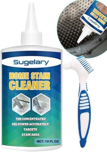 Sugelary Mold Stain Cleaner, 5 fl oz Mold Stain Cleaner Gel for Washing Machine, Home Stain Cleaning Gel for Fridge, Tile, Grout