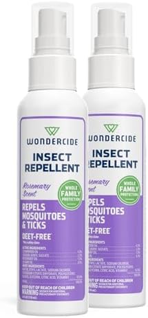 Wondercide - Mosquito, Tick, and Insect Repellent with Natural Essential Oils - DEET-Free Bug Spray and Killer - Safe for Family - Cedarwood 2-Pack of 4 oz Bottle | With Natural Essential Oils - DEET-Free Bug Spray and Killer - Safe for Family