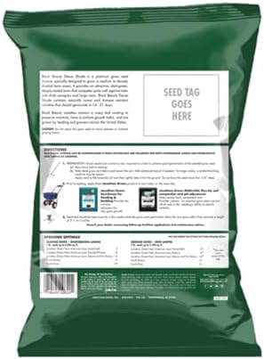 Jonathan Green & Sons, 7 lb, Dense Shade Grass Seed Mixture | Dark Green Turf, For Medium to Heavily Shaded Areas