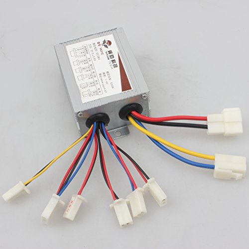 36v 500w Motor Speed Controller for Brushed Motor | for E-Bikes E-Tricycles E-Moto E-Scooter, Rugged Aluminum Housing Withintegrated Cooling Fins