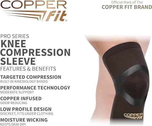Copper Fit Pro Series Knee Compression Sleeve