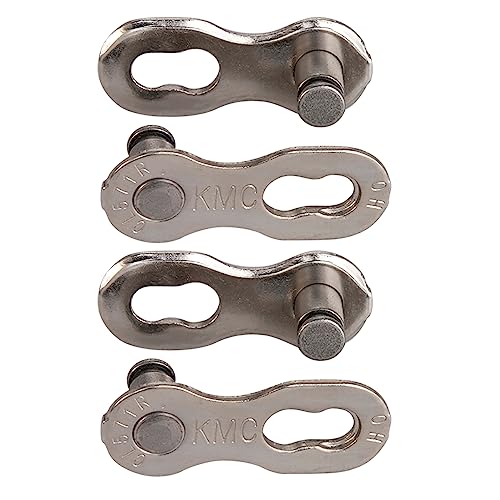 KMC Unisex's 7/8 Speed EPT MissingLink Joining Link, Dark Silver, 7.1mm (2 Pairs)