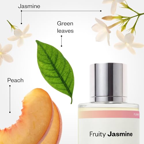 Dossier - Fruity Jasmine - Inspired by J'adore - Women EDP | 1.7 fl oz (50ml) - Jasmine Perfume - Fruity Jasmine Eau de Parfum for Women - Jasmine Oil