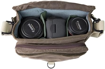 Domke F-10 Medium Shoulder Camera Bag & Travel Camera Case - EDC Bag | Breathable Material, Water Resistant, Adjustable, Durable Canvas material