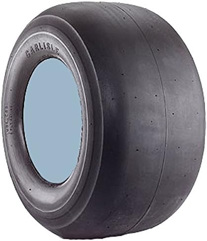 Carlisle Smooth Lawn & Garden Tire - 20X10-10 | Lawn Mower & Garden Tractor All Season Traction 73A3 Rated 2 Ply Bias Construction Black Sidewall Tire