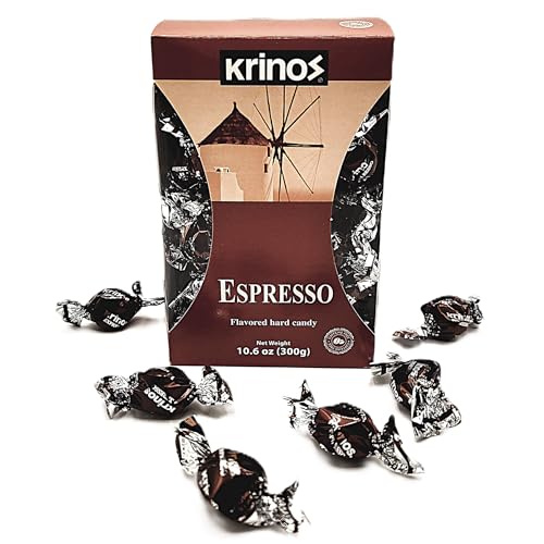 Krinos Cinnamon Candy - Hard Candy Imported from Greece, 10.6 oz | Natural flavors of cinnamon. Imported from Greece. Ideal as a after-meal palate cleanser and sharing at parties and gifts.