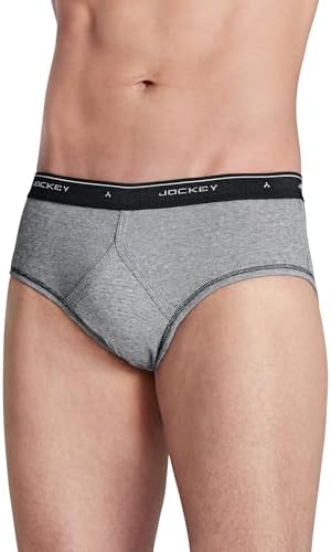 Jockey Classic Low Rise Brief- 6 Pack - 100% Cotton Underwear for Men
