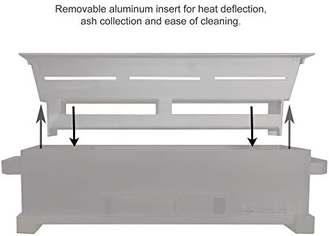 The Bincho Grill 36" Yakitori Charcoal Grill, Japanese Style Tabletop Robata BBQ – Stainless Steel