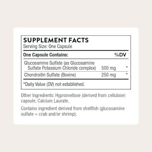 THORNE Glucosamine & Chondroitin, Sulfate Formula, 90 Capsules | Supports Joint Function, Mobility & Normal Cartilage Formation