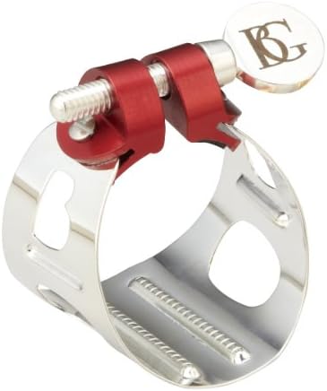 BG LD Silver-Plated Duo Alto Saxophone Clarinet Ligature with Cap