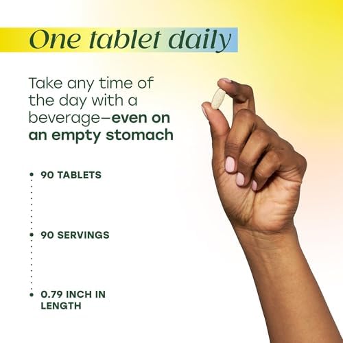 MegaFood Vitamin D3 1000 IU (25 mcg), Bone & Immune Health, 60 Tablets | Vitamin D3 Daily Support for Bone, Teeth, Muscle & Immune Health, Plus Real Food, Non-GMO, Vegetarian, 60 Servings