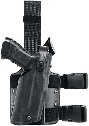 Safariland 6304 ALS Tactical Leg Holster, Black, STX, Sig Sauer LAS-TAC 2 with M3