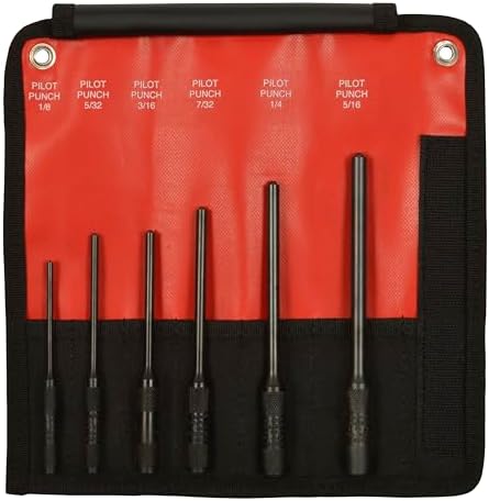 Mayhew Pro 62250 Pilot Punch Kit, 6-Piece