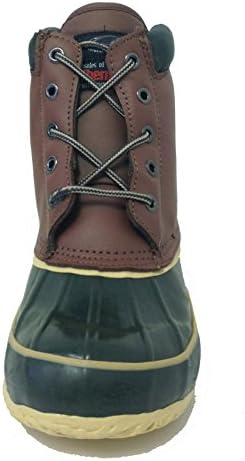 G-9021SC Women's Duck Boots Leather Waterproof Thermolite Insulated Hiking 5-Eye Winter Shoes