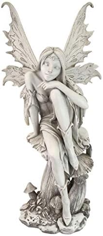 Design Toscano Fairy of Hopes and Dreams Garden Statue by Artist Cecelia 11"Wx11"Dx22"