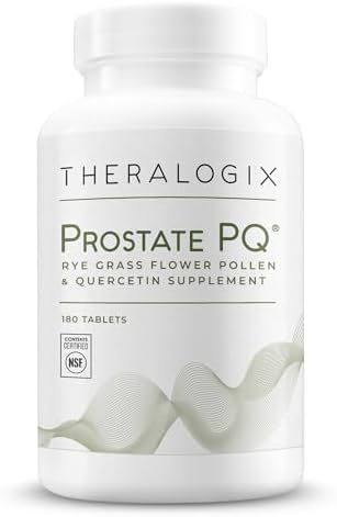 Theralogix Prostate PQ - Rye Grass Pollen Extract & Quercetin Supplement - 90-Day Supply - Antioxidant Support for Prostate & Pelvic Health &