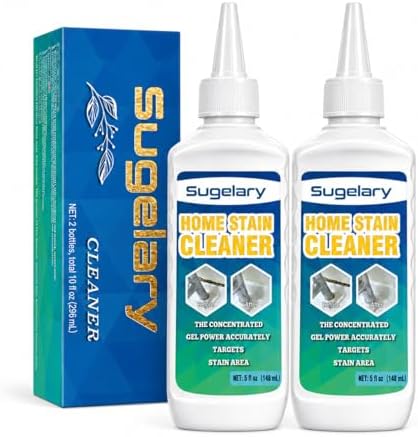 Sugelary Mold Stain Cleaner, 5 fl oz Mold Stain Cleaner Gel for Washing Machine, Home Stain Cleaning Gel for Fridge, Tile, Grout