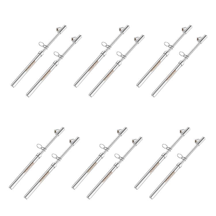 GODESON Dual Head Tire Pressure Gauge,Heavy Duty Tire Pressure Gauge Range 10-150PSI; 1-10Bar,Dual Head Truck Air Pressure Gauge (Pack of 2)