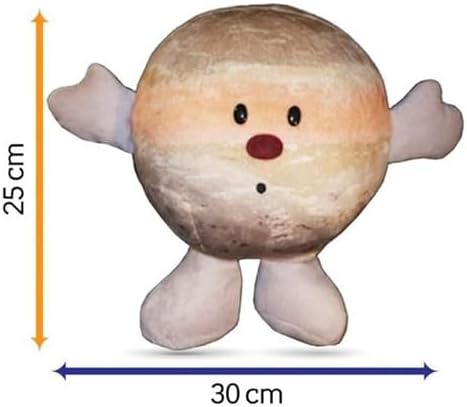 Celestial Buddies Jupiter Buddy | 12" Soft Stuffed Plush, Embroidered Features, Fun Planet Facts Tag for Kids – STEM Learning, Educational Gift