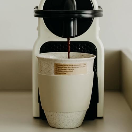 Gencywe Ceramic Travel Mugs with Silicone Lids, 15 oz Portable Coffee Mug Travel Unique To Go Mug, Reusable Coffee Cups with Non-Slip Sleeve