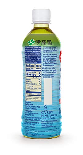 Ito En Tea Oi Ocha Green Tea, Unsweetened, 16.9 Ounce (Pack of 12)