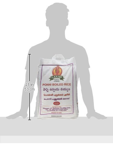 Laxmi Ponni Boiled Rice, 20 Pound